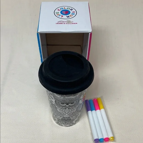 Color Your Life Ceramic Mug Set - Picture 5 of 14